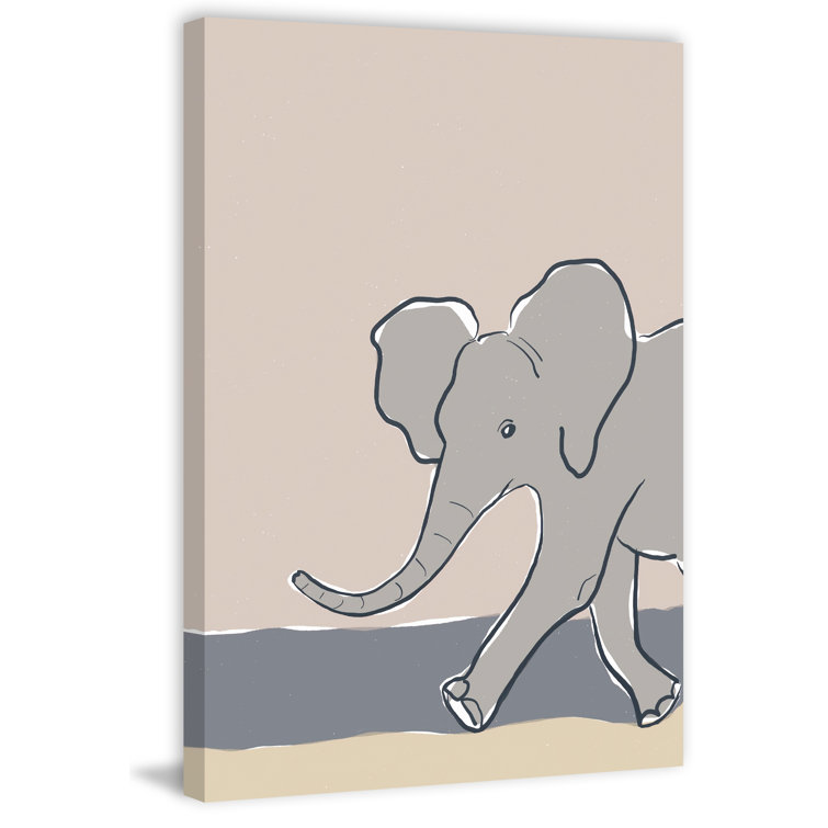 Zoomie Kids Darrius Pastel Zoo III Painting on Canvas Wayfair.co.uk